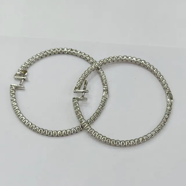 Серьги из золота 585 с бриллиантом